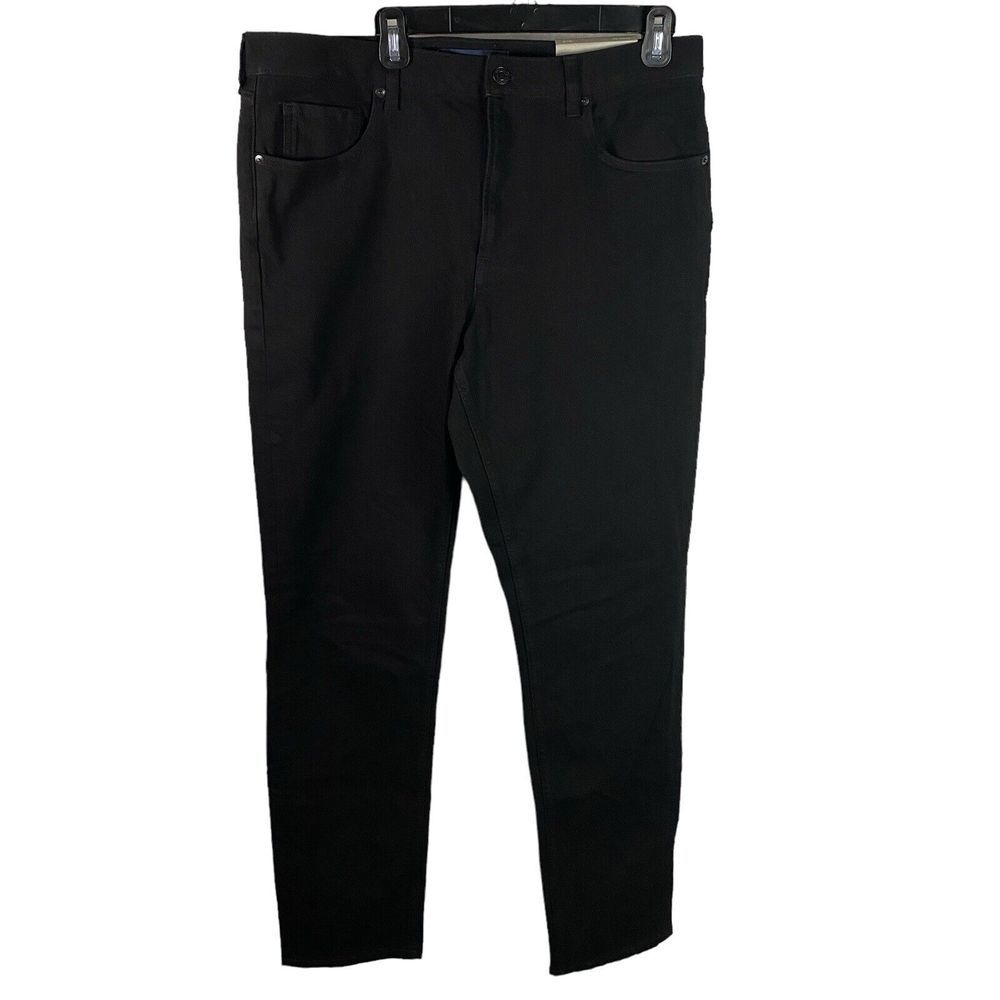 Everlane Uniform Mens Slim 4-Way Stretch Organic Performance Jean Black 35x34
